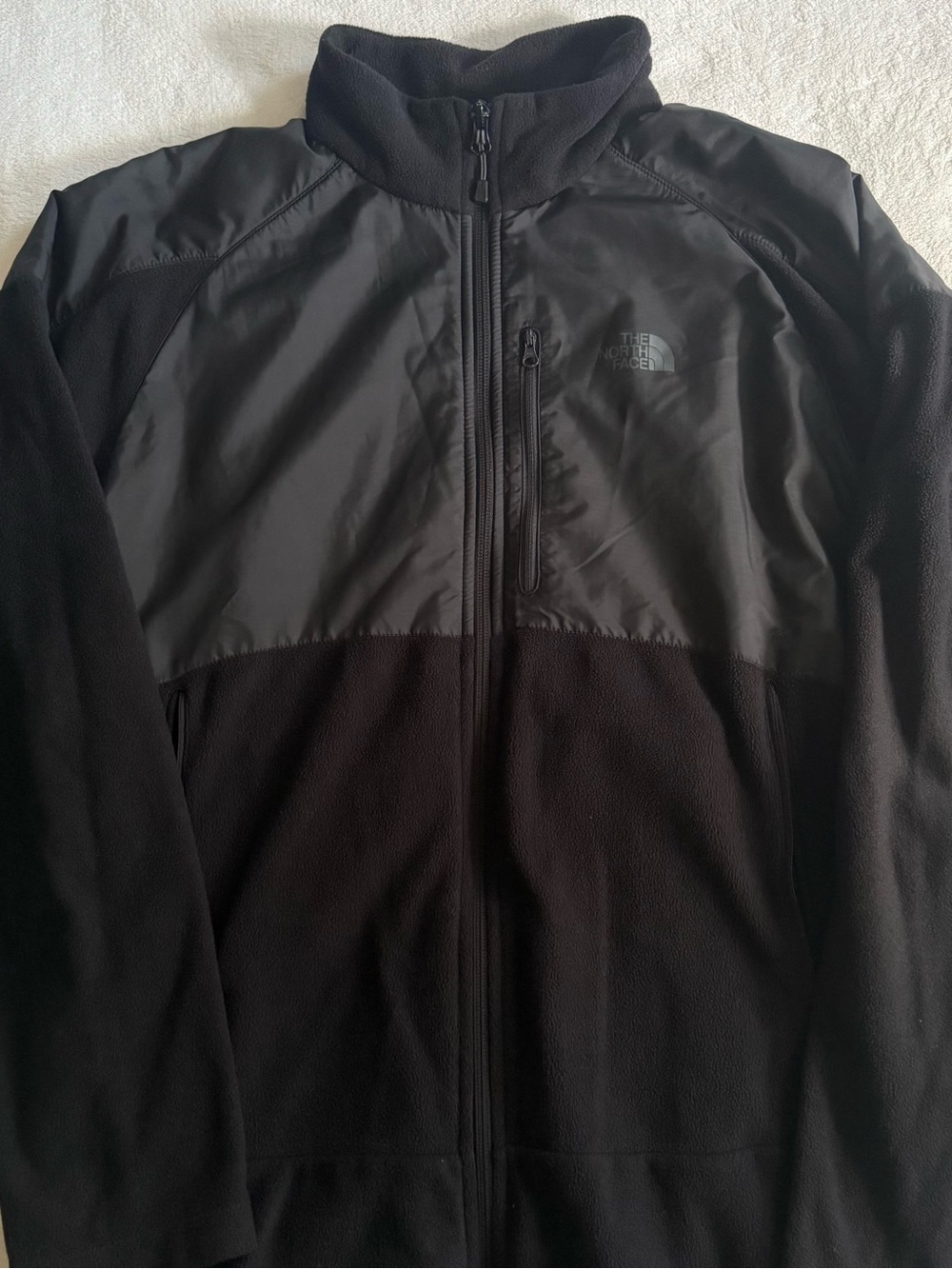 The North Face Men's Black Full-Zip Fleece Jacket